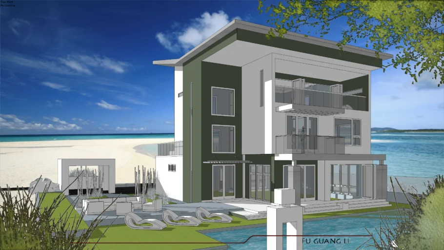 3 stories beach house