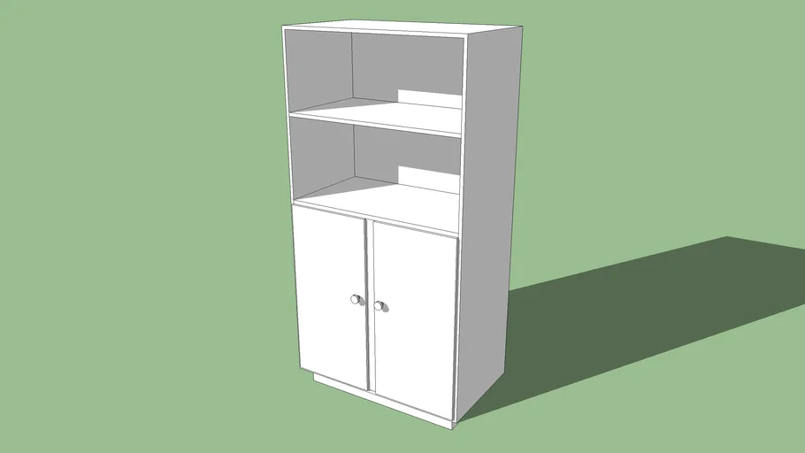 Small Furniture Cabinet 3D Model Free.