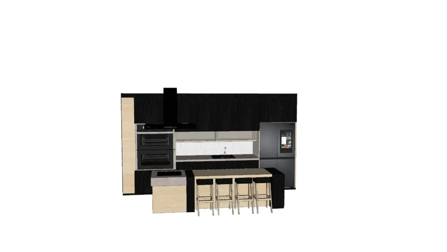 Modern Kitchen Wood texture