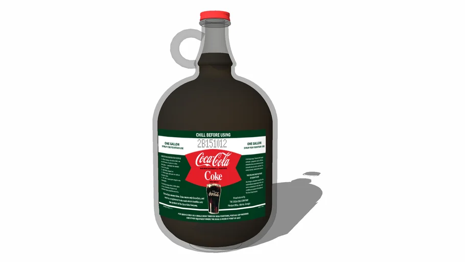 1960's Coca Cola Fountain Jug (1 Gallon)