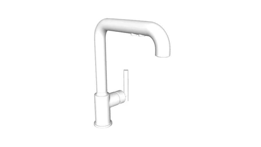 K-7505 Purist(R) single-hole kitchen sink faucet with 8" pull-out spout