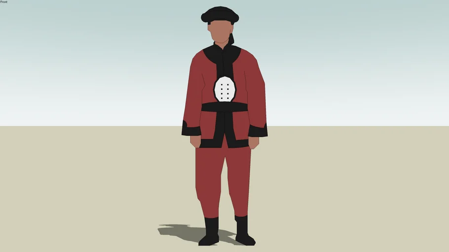 大清帝国北洋水师 海军陆战队士兵 2D Qing imperial navy Marine