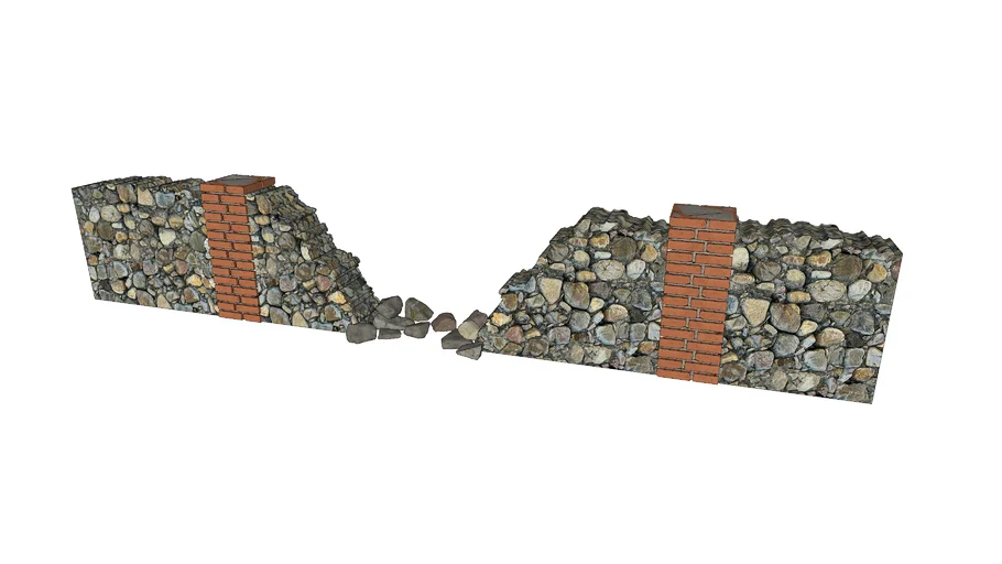 MURO PIEDRA EN RUINAS