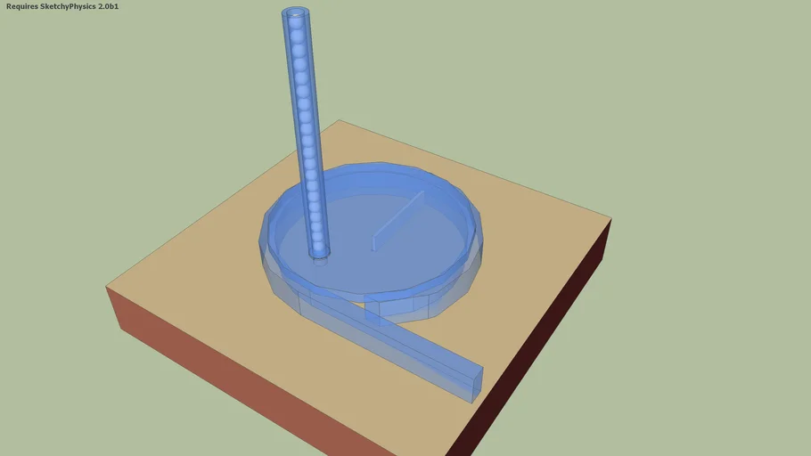 SketchyPhysics Working Rotary Machine gun