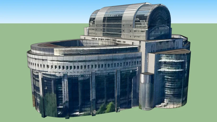 Paul-Henri Spaak building, part of the EU parliament complex in Brussels