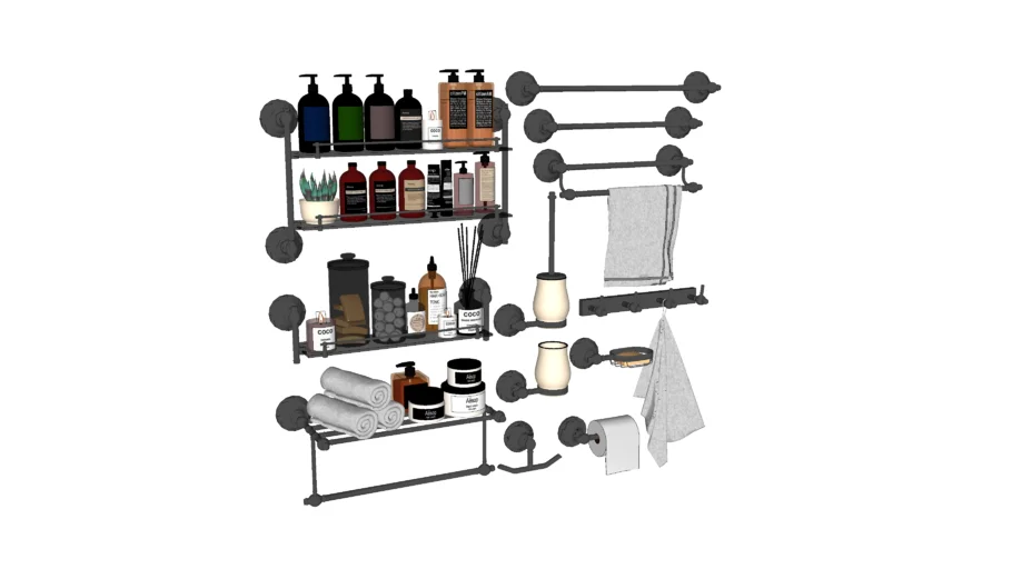 Bathroom accessories wc