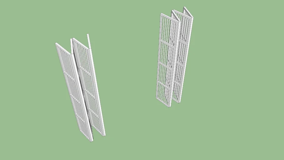 Gerbang Teralis Lipat aka Trellis Folding Gate