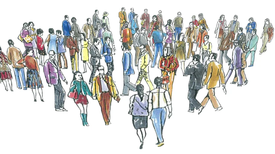 watercolour people 2d