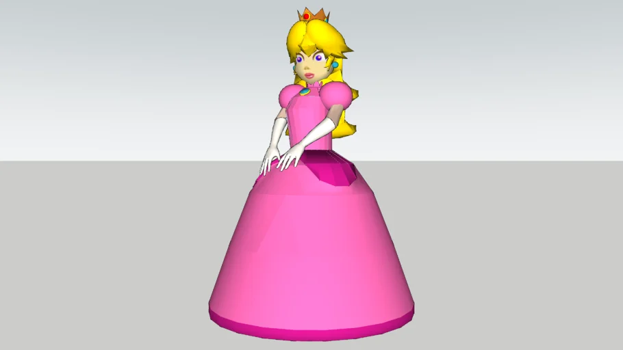 3D Princess Peach