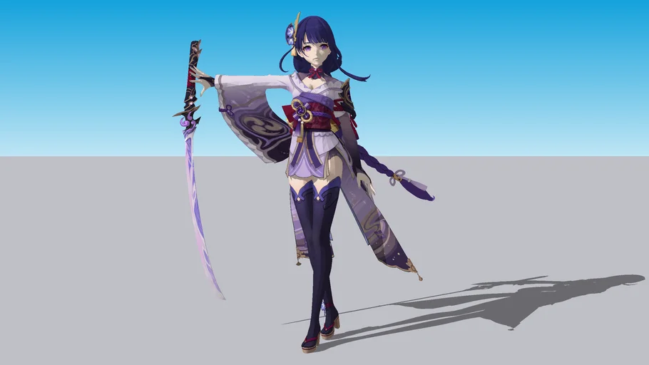 Anime Girl Raiden