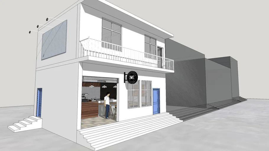 朋友奶茶店设计 Milk tea bar