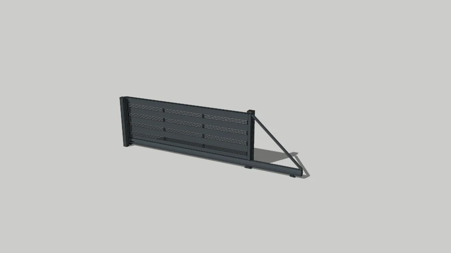 AL.105 residential sliding gate