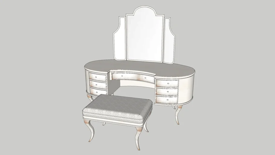 Tocador Estilo LuisXV