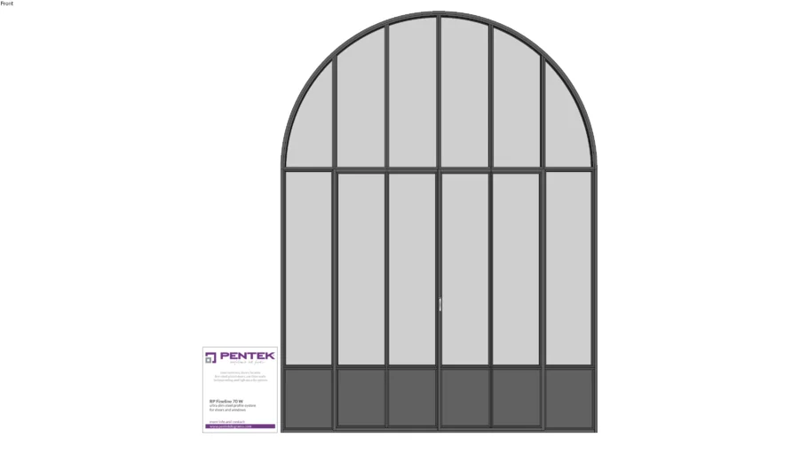 PENTEK - Nostalgic Style Steel Window / Door - Classic Patio