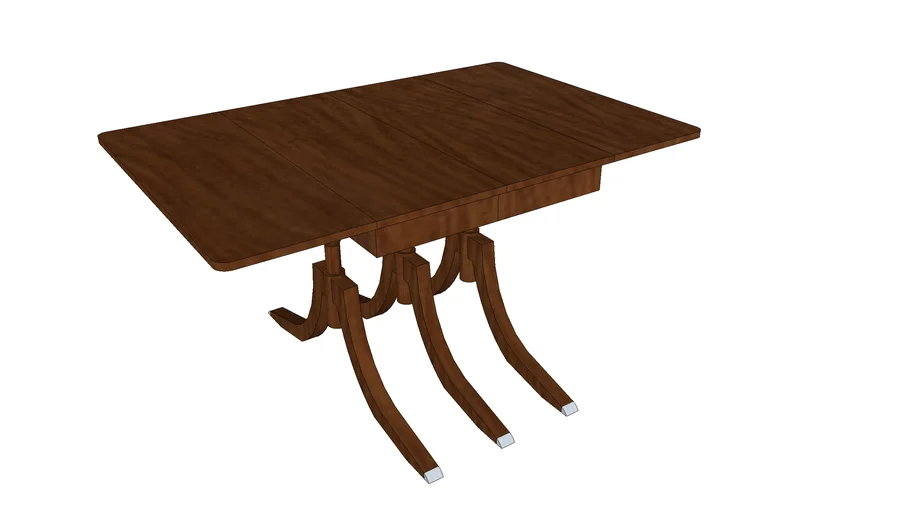 furniture-antique table (3-leg) | 3D Warehouse