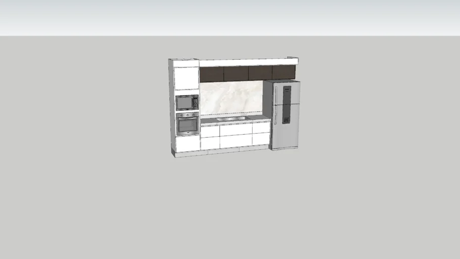 Cozinha planejada 3,5 metros