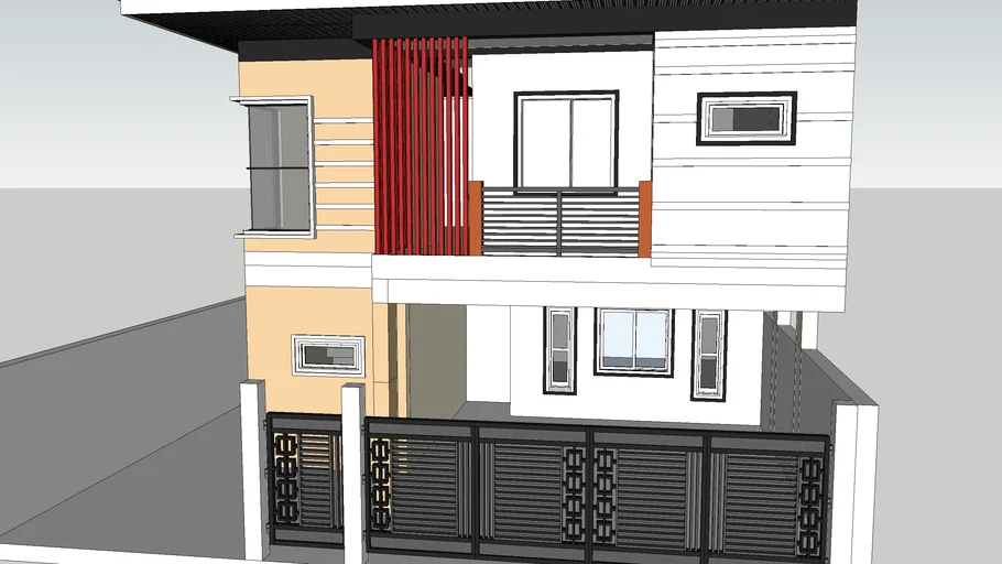 2 storey residential house