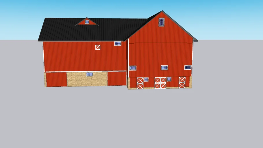 Barn Rendering | 3D Warehouse