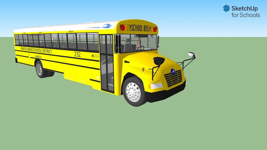 2017 Bluebird Vision Gasoline Bus 232