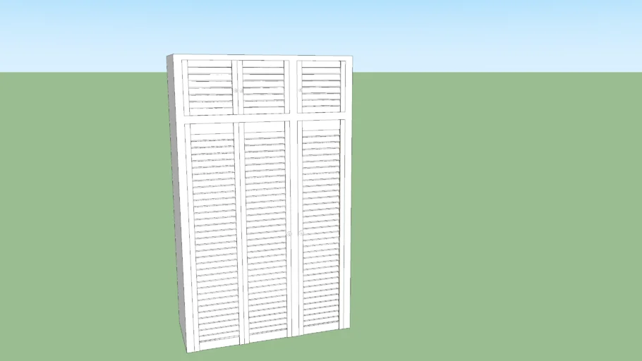 shutter door cabinet