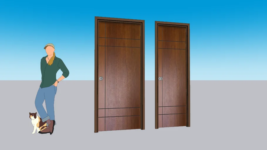 puerta de madera