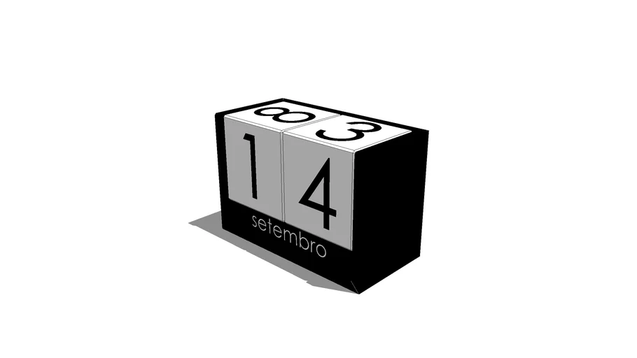 CALENDÁRIO DE MESA TOK STOK