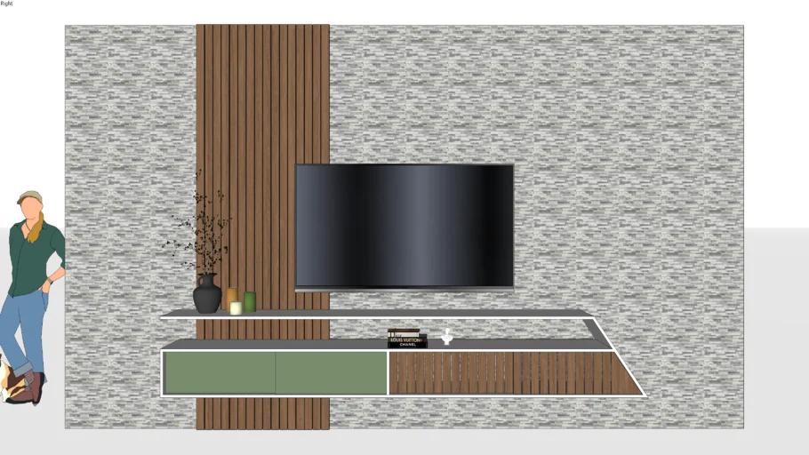 tv wall design