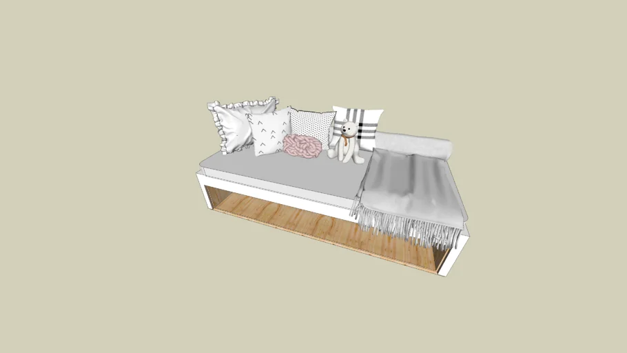 Cama babá decorada