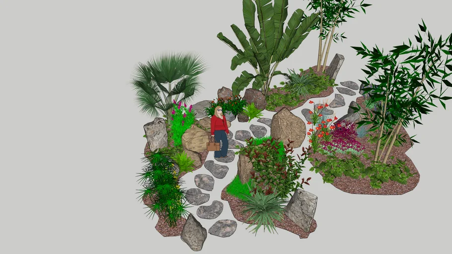 rock garden path