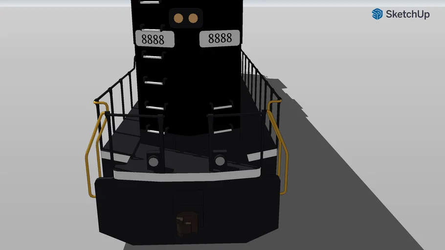 CSX SD60E #8888 EX NS 6910