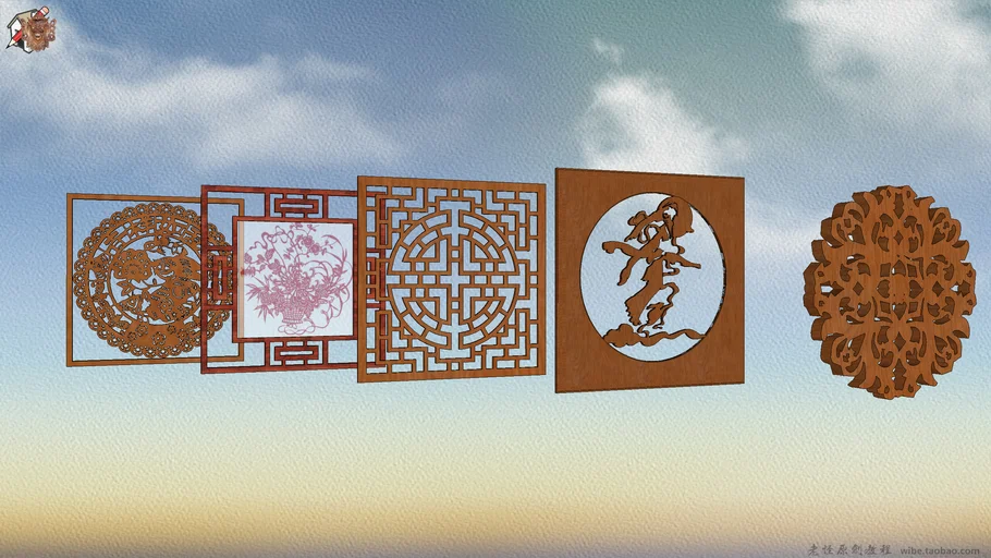 镂空花板  the hollowing board （013）