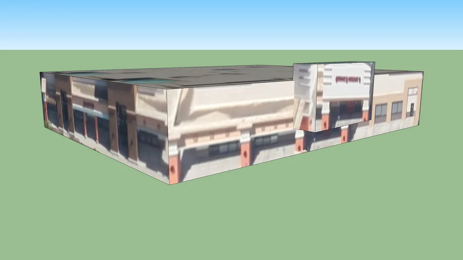 Chuck E Cheese's Building in Roseville, CA, USA