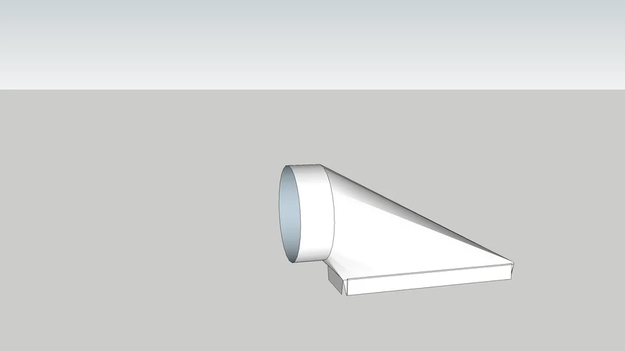 HVAC Duct 12 x 6 Cone Boot