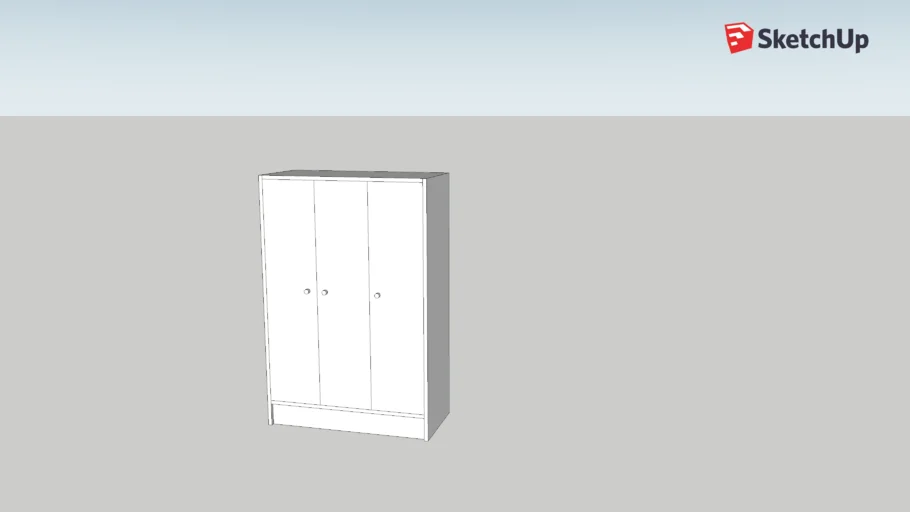 Ikea Kleppstad Wardrobe