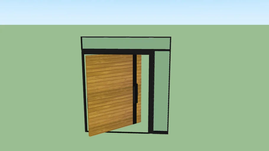Puerta moderna grande