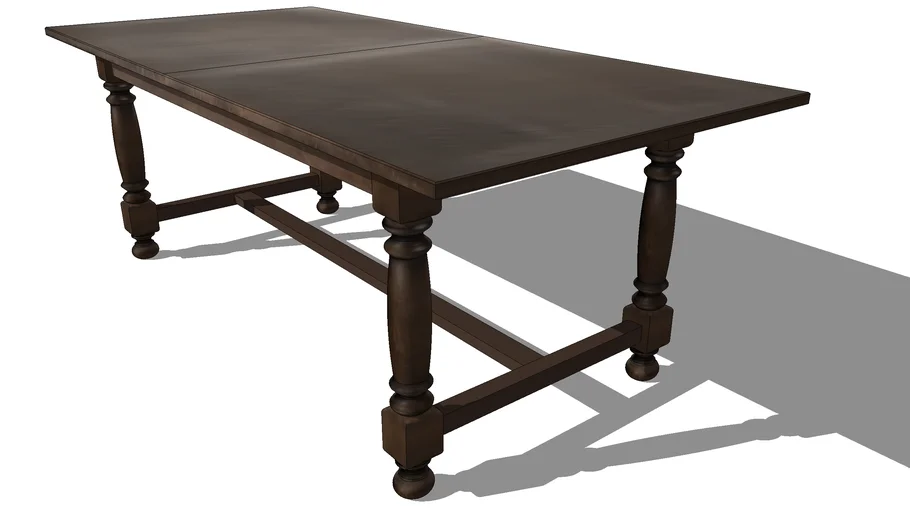 DUMAS EXTENDABLE DINING TABLE, REF 523-8, Michel FERRAND