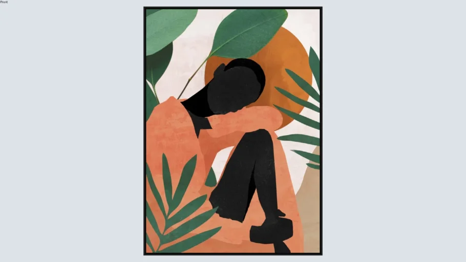Quadro Urban Arts TROPICAL GIRL 10 urbanarts