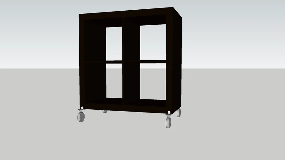 IKEA Kallax 77x77cm with wheels