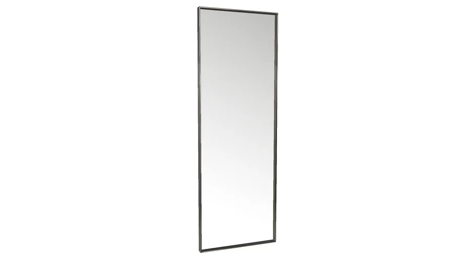 82712 Mirror Curve Rectangular Steel Nature 200x70cm