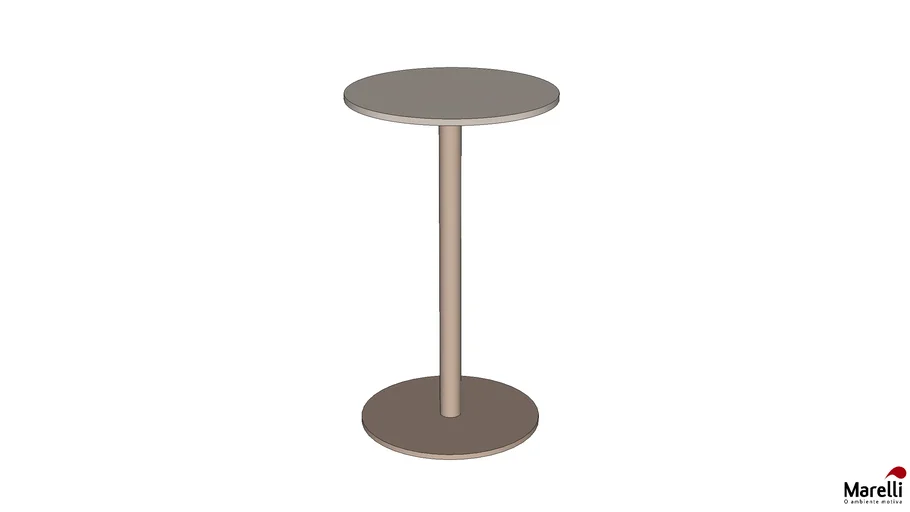 Mesa de Apoio Alta p/ Escritório Perfecta by Marelli (PMA600C)