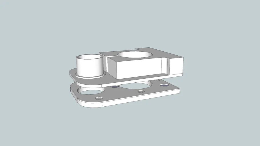 $5 CNC Dust shoe w Kress 43mm mount