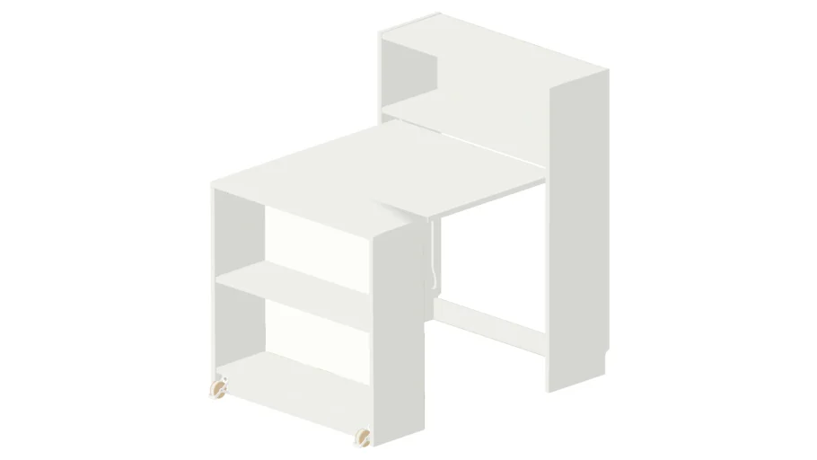 IKEA BILLY Bookcase with foldable table