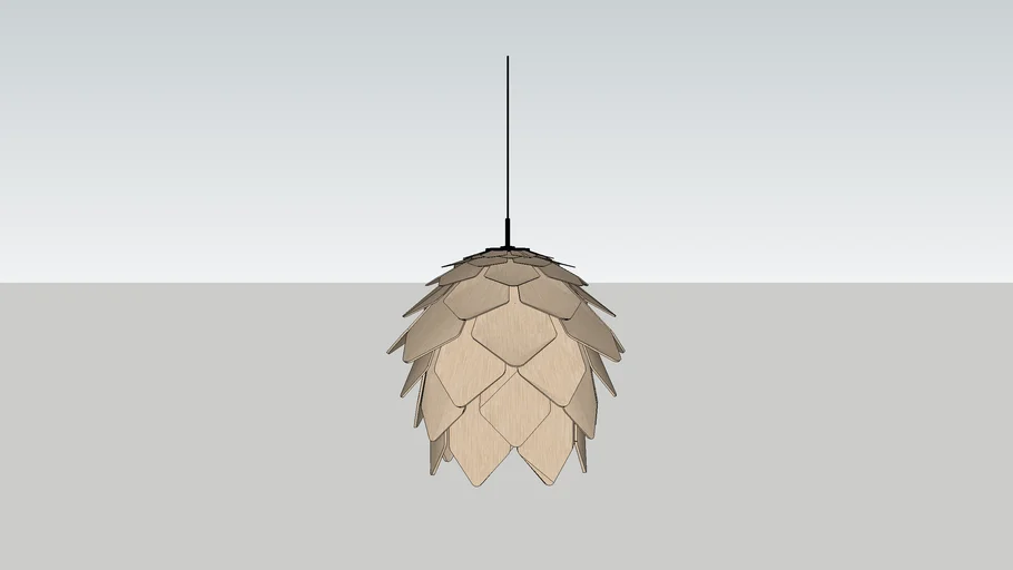 Pine Cone Lamp