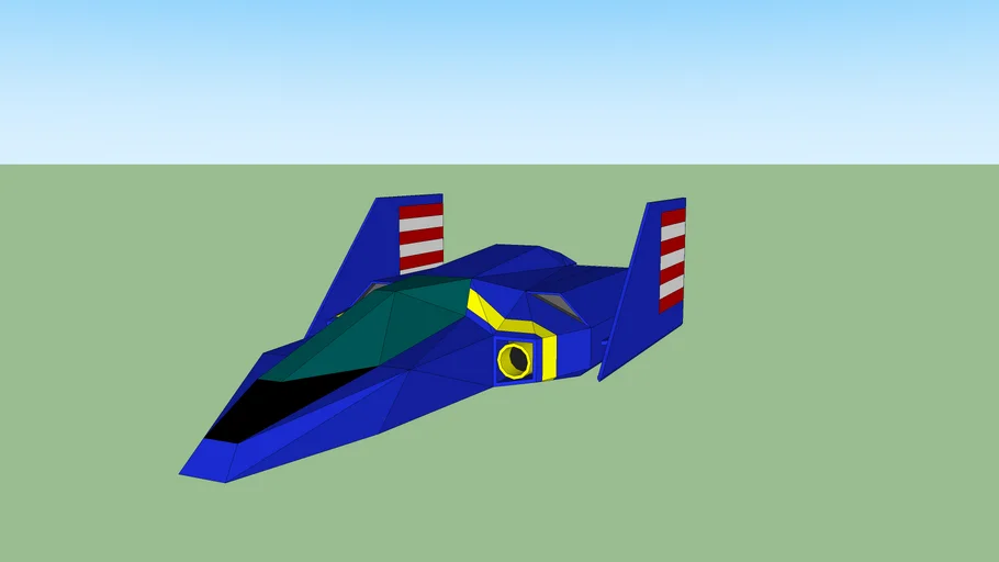 F-Zero X - Blue Falcon | 3D Warehouse