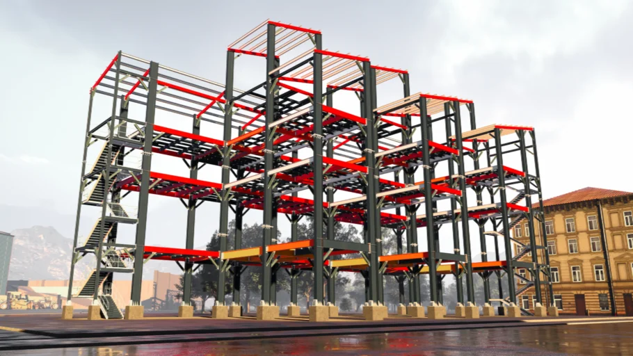steel structural "ACETIC PLANT" 