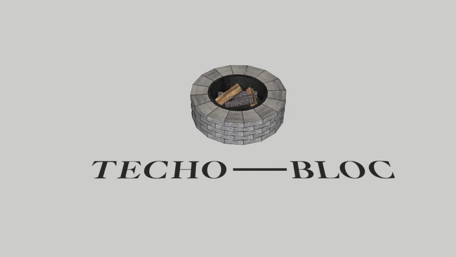 Techo-Bloc - Valencia Fire Pit - SHALE GREY