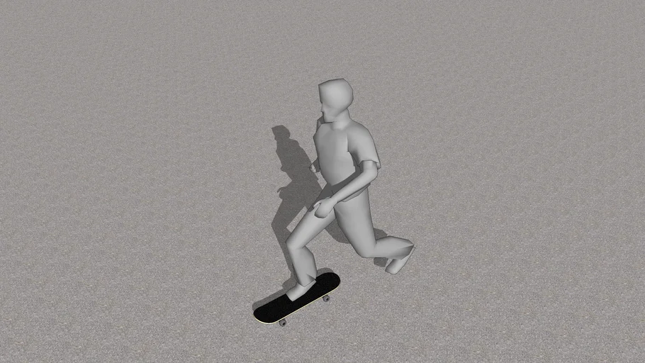 Skater Man | 3D Warehouse