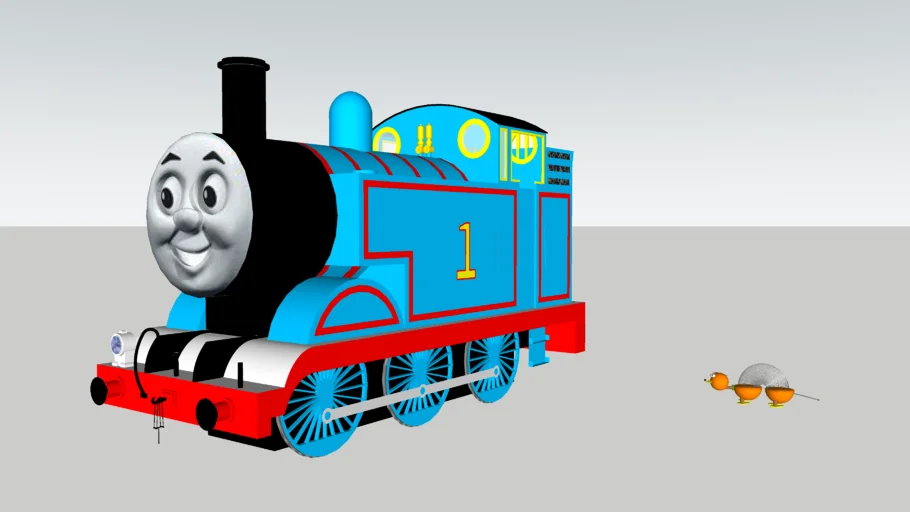 Thomas the Tank Engine and Toy Story Slinky Dog Size Comparison