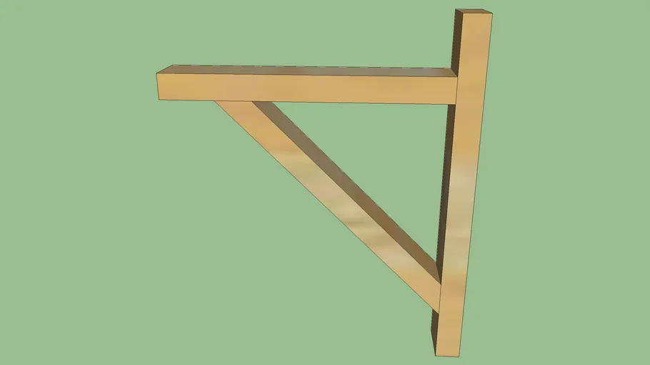 IKEA EKBY VALTER shelving bracket 7 1/8"---ACTUAL DIMENSIONS