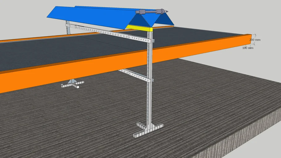 Tenter Frame Component Assembly | 3D Warehouse